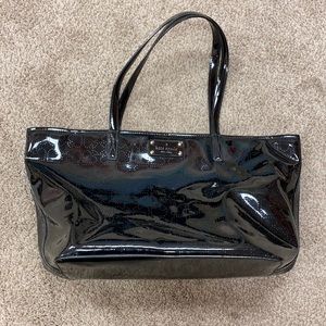 Kate Spade Metro Black Patent Leather Tote